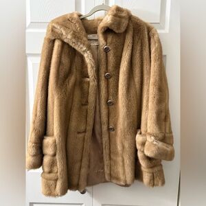 Vintage Mincara styled by Russel Taylor Faux Fur Coat